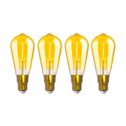 Foco Inteligente Led Rocket House Saint Luz Ámbar Wifi 7w 4 Pack - Rockethouse.com.mx
